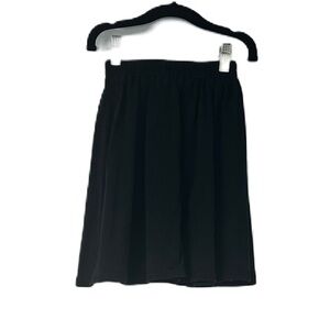 Tottini girls sz 6 black cotton aline flare cotton fall winter spring skirt